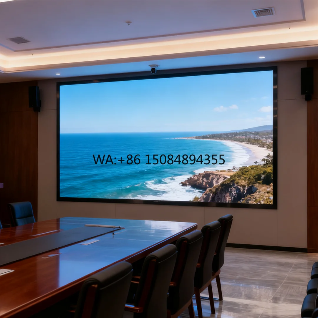 Indoor Full Color 4K HD P2.5mm Fixed LED Display Screen with Customizable Size for Advertising & Conference Rooms