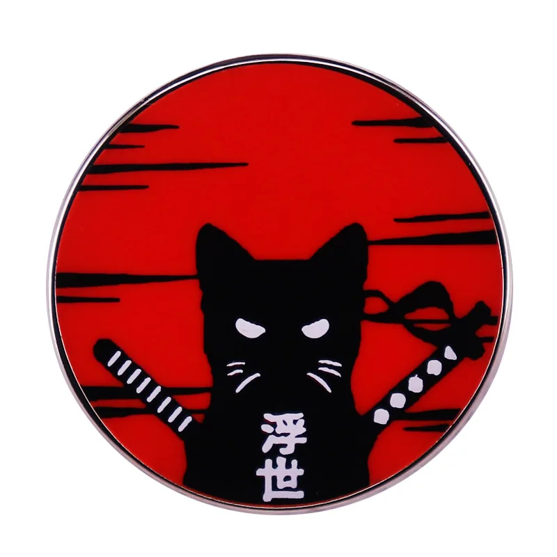 Cartoon Round Anime Enamel Pins Fashion Anime Badges Collecting Backpack Hat Bag Decorate Metal Brooch Boutique Medal Gift