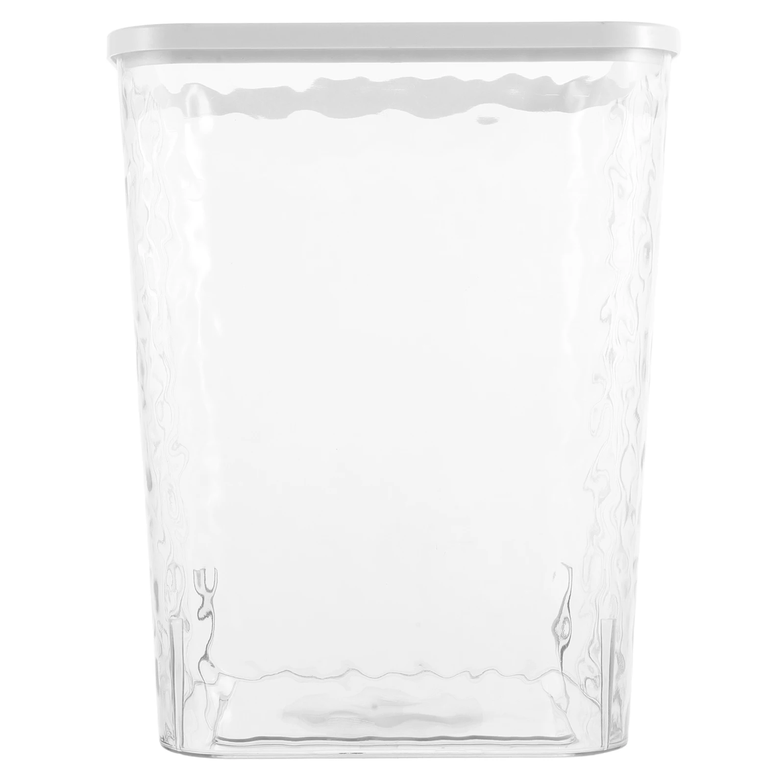 

Household Transparent Trash Can Large Capacity for Bathroom Kitchen Bedroom Living Room Plastic Bin Plastic Bathroom Trash Can