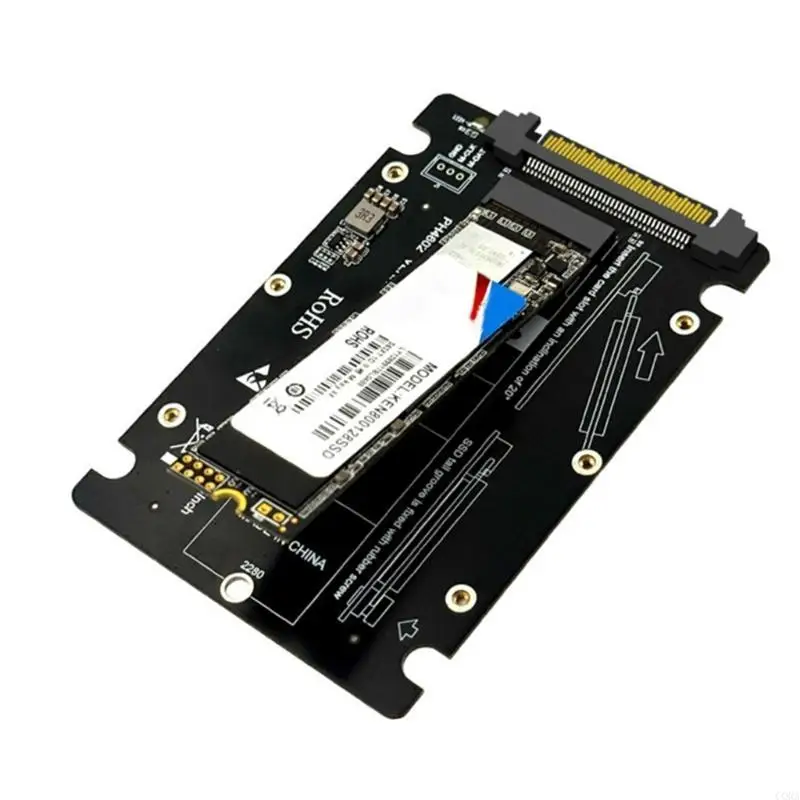 

Карта расширения с интерфейсом CORA PCIe U.2 для твердотельных дисков M.2 для простой интеграции и надежного управления теплом