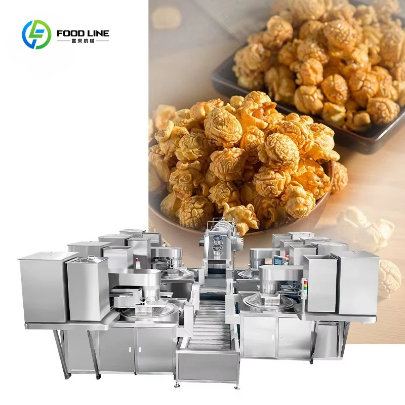 Customized Popcorn Processing Line for Medium and Large Factories