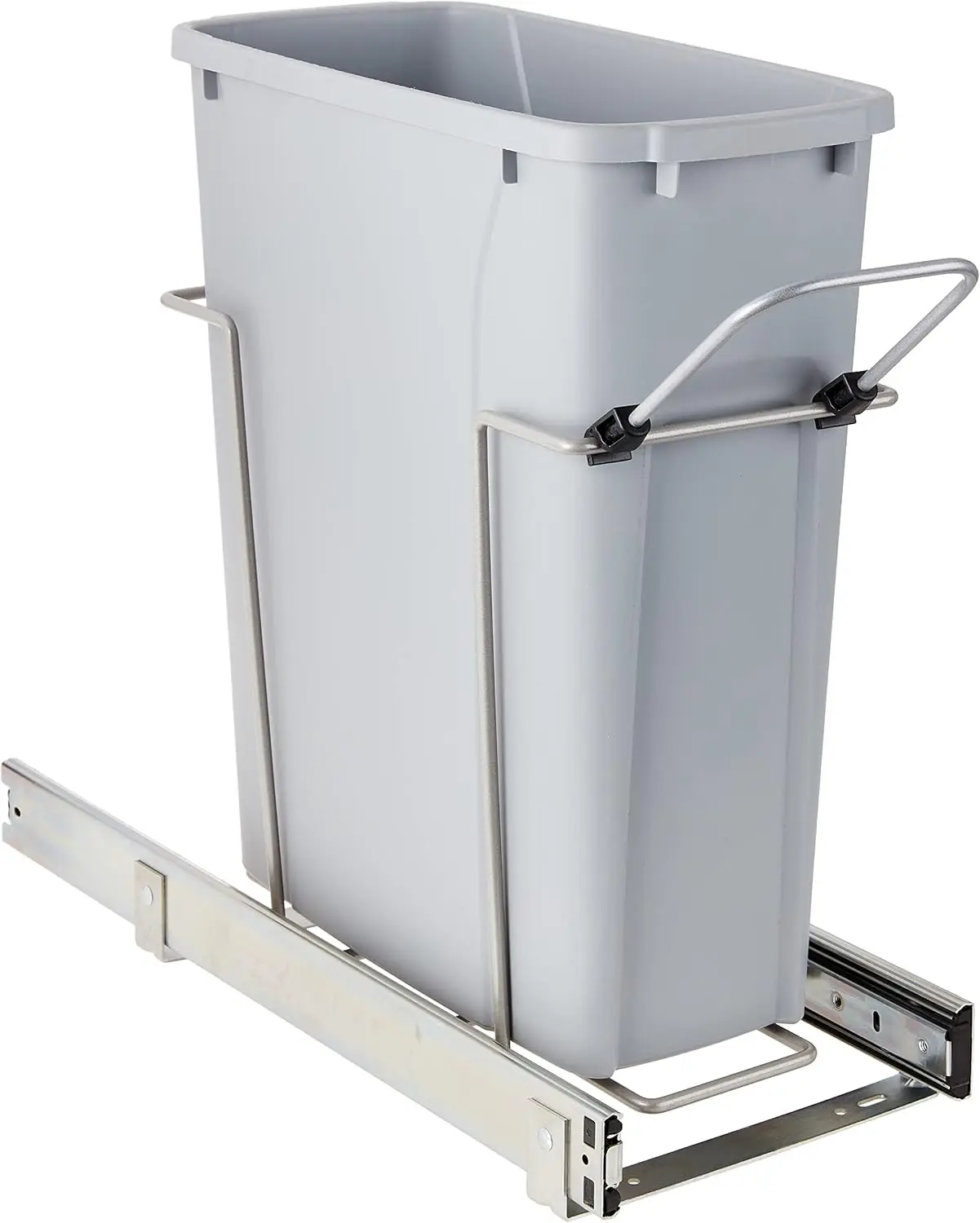 

RS-PSW9-1-20-P 17 in. H x 8 in. W x D Steel in-Cabinet 20 Qt. Single Platinum Pull Out Trash Can