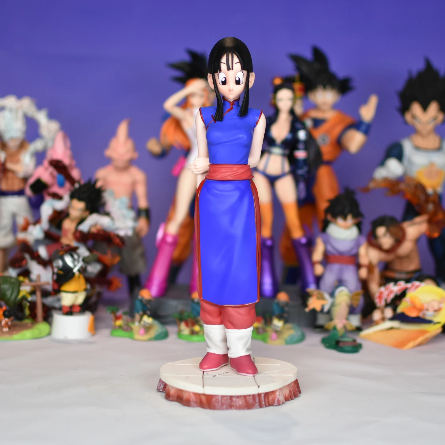 

27.5cm/10.82in Anime Dragon Ball Z Figure DBZ ZZ Chichi Figure PVC Anime Collectible Model Toys Gifts