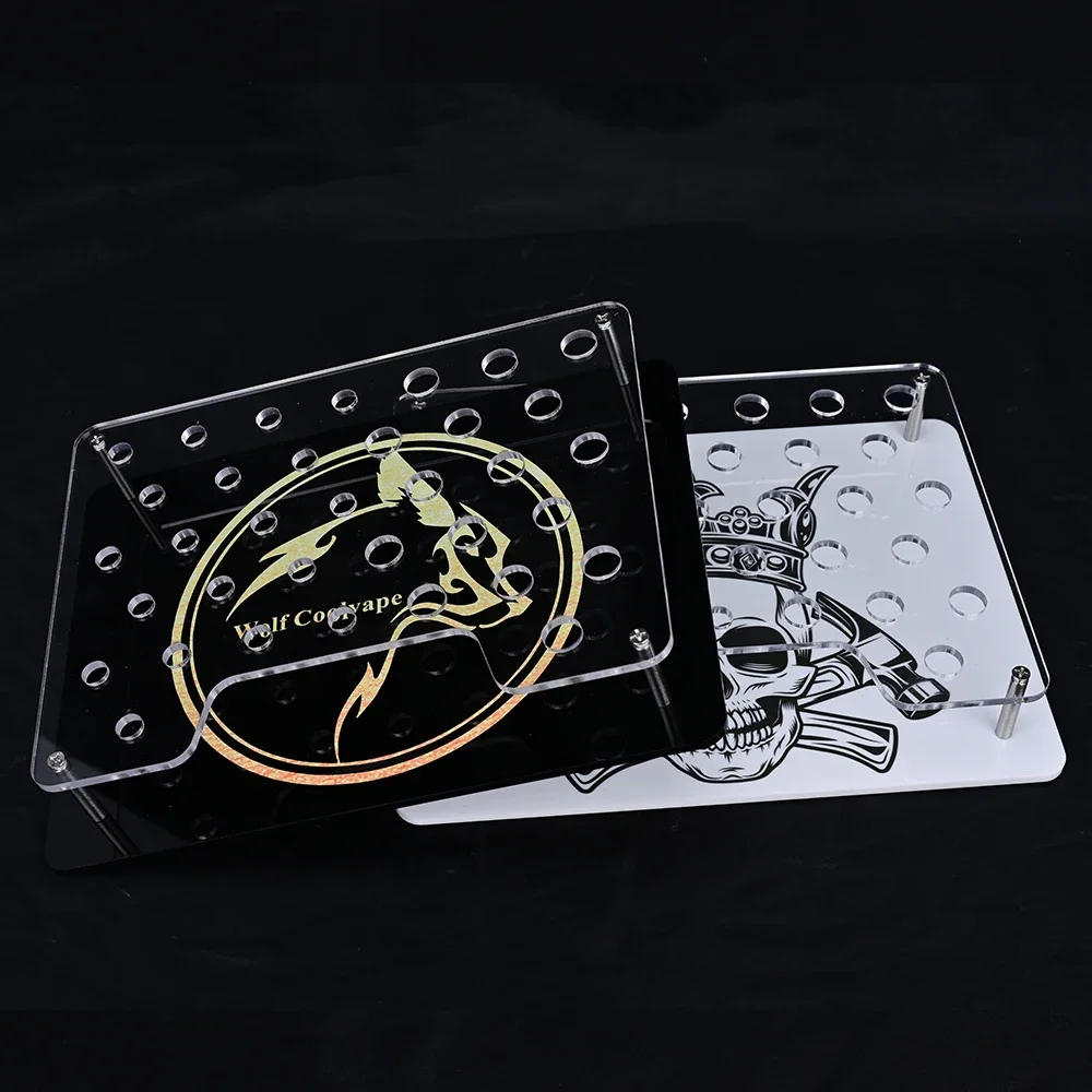 Wolfcoolvape 510/810 بالتنقيط تلميح مكتب حامل مُنظِم عرض موقف ل Vape بالتنقيط نصائح تخزين الرف لعرض 810/510 نصائح #6