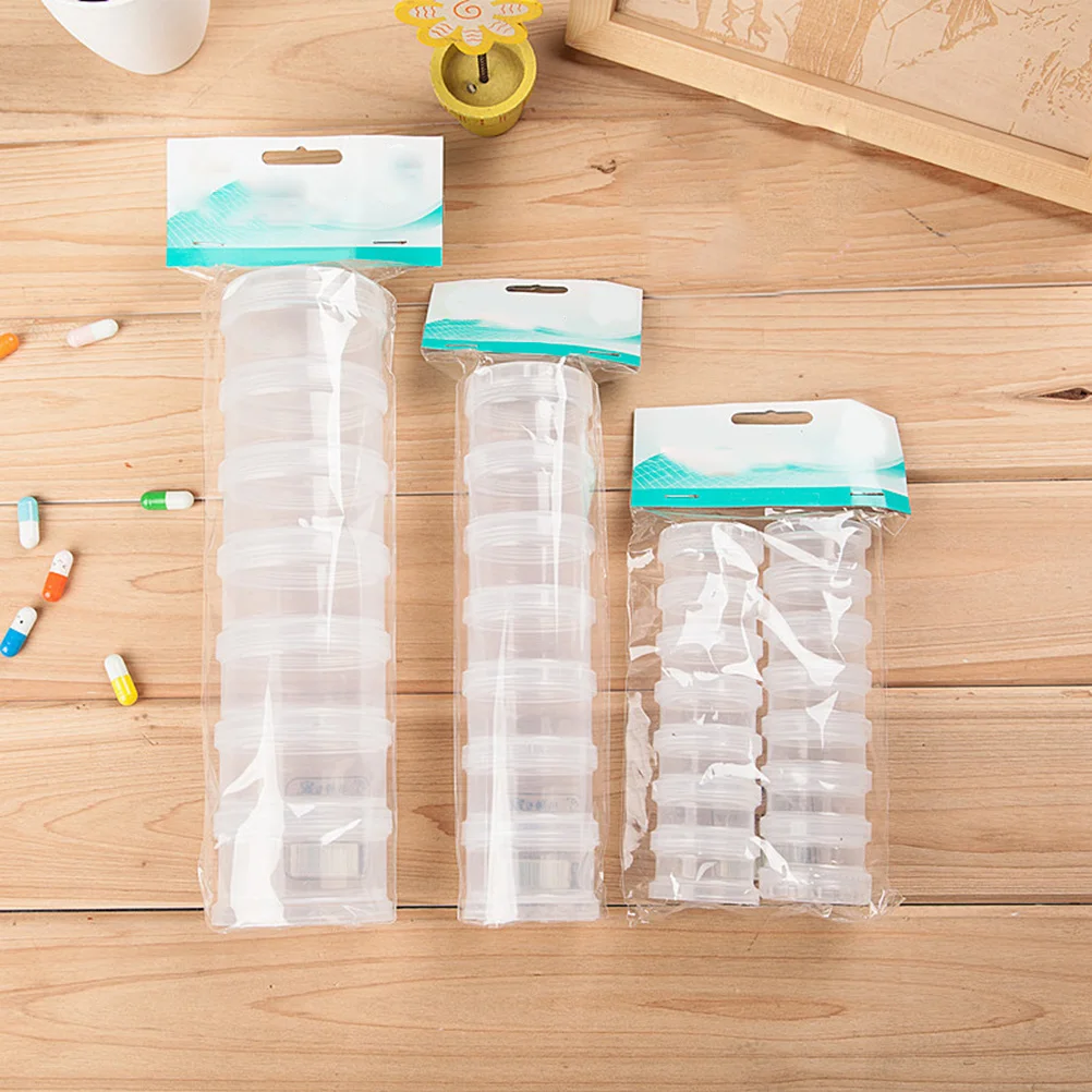 

7 Day Organizer Weekly Medicine Case Large Capacity Pill Storage Box Daily Vitamin Organizer Travel Dispenser Plastic