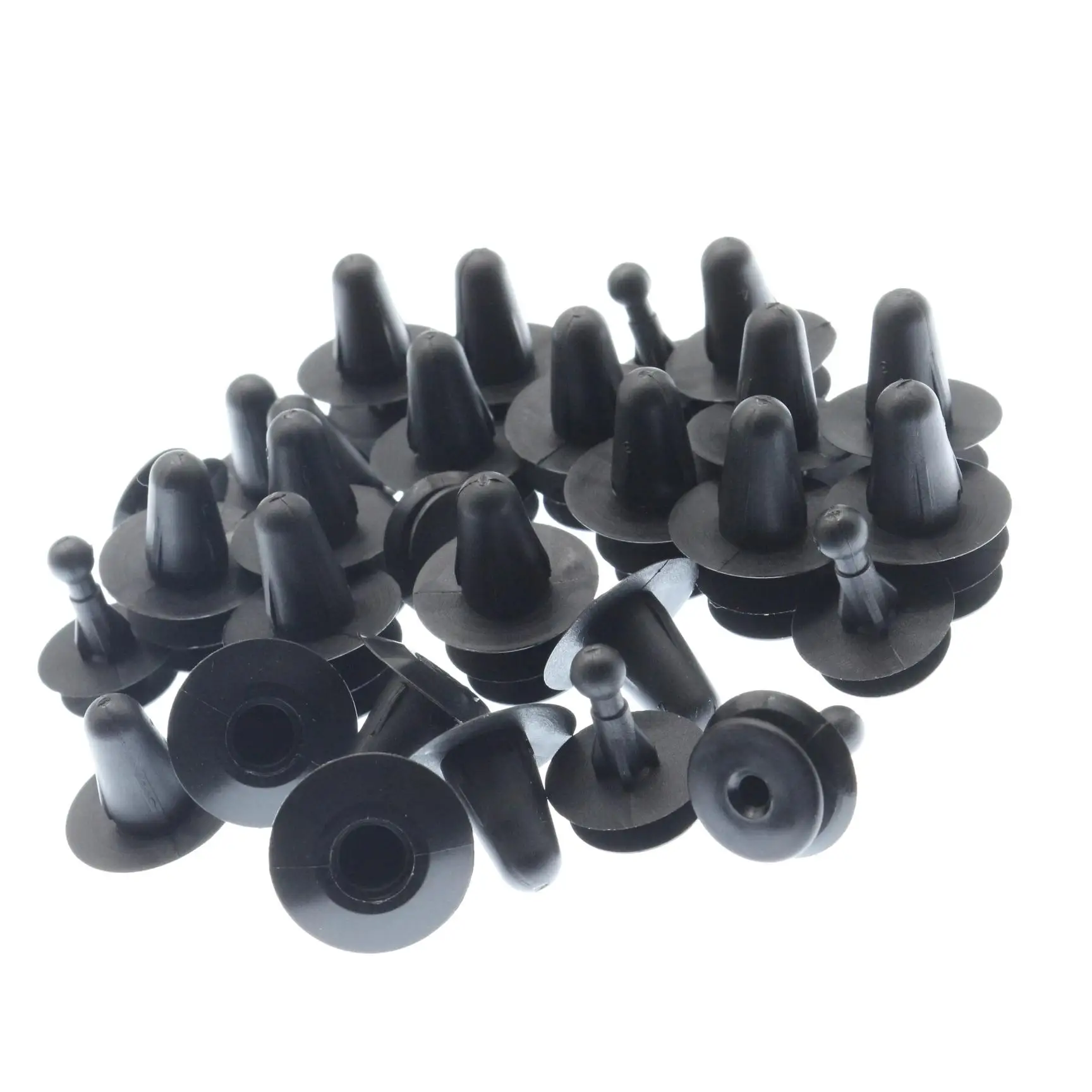 

20 pcs Door Trim Panel Clips Fasteners Fit For Toyota Corolla Celica Camry Pickup Land Cruiser 6777101010 Black Nylon Retainer
