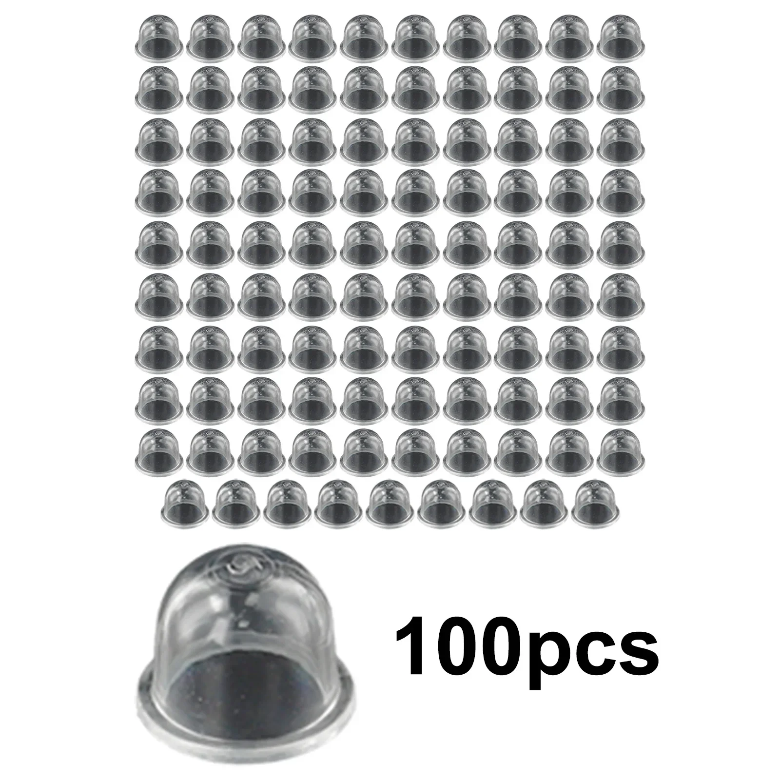 100PC Carburetor Spare Parts 17mm/12mm Carb Primer Bulb Cap Small-Fuel Pump For StihlEcho Robin Carb Transparent Primer Lamps