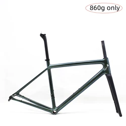 2023 New Carbon Road Bike Frame Disc Brake 700*28C Bike Frameset Supr Light T1000 Carbon Disc Road Frame Weight 860g Only