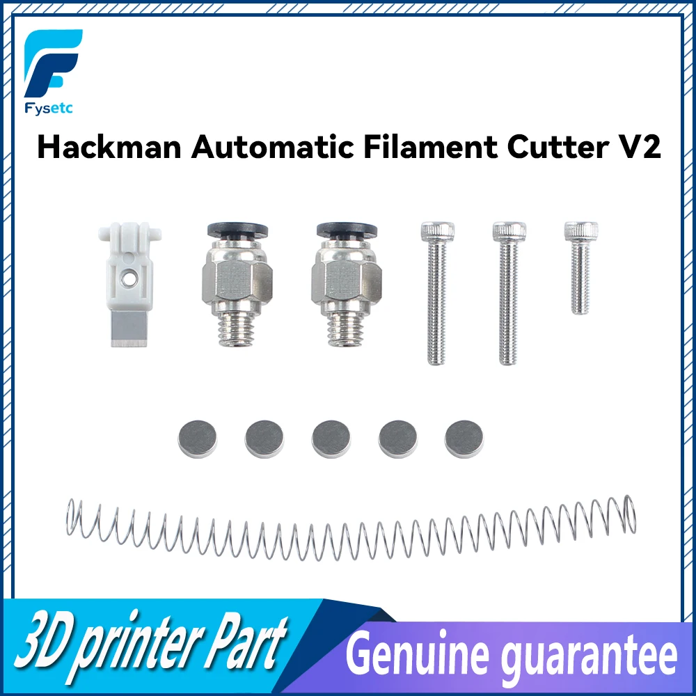 Upgraded Hackman Automatic Filament Cutter V2 Return Spring And Compact Design  For  3D Printer Replaceable  Parts