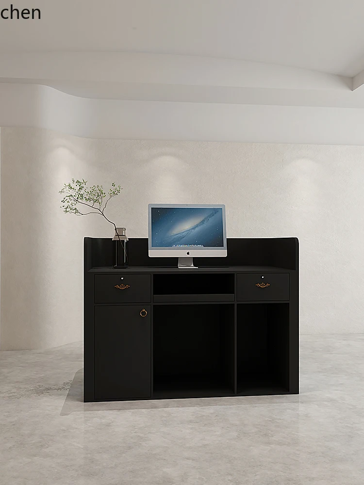 

HYS shopping mall stall small bar checkout page welcome desk reception desk restaurant hotel speech desk simple