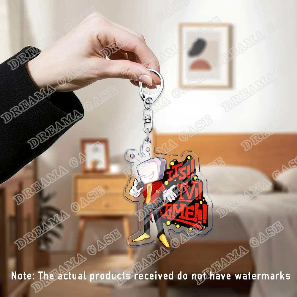 Deltarune Tenna المفاتيح اكسسوارات حقيبة Charms Undertale السيد Tenna هوائي Lanino ميمي سلاسل المفاتيح Keyrings مجوهرات المشجعين هدية