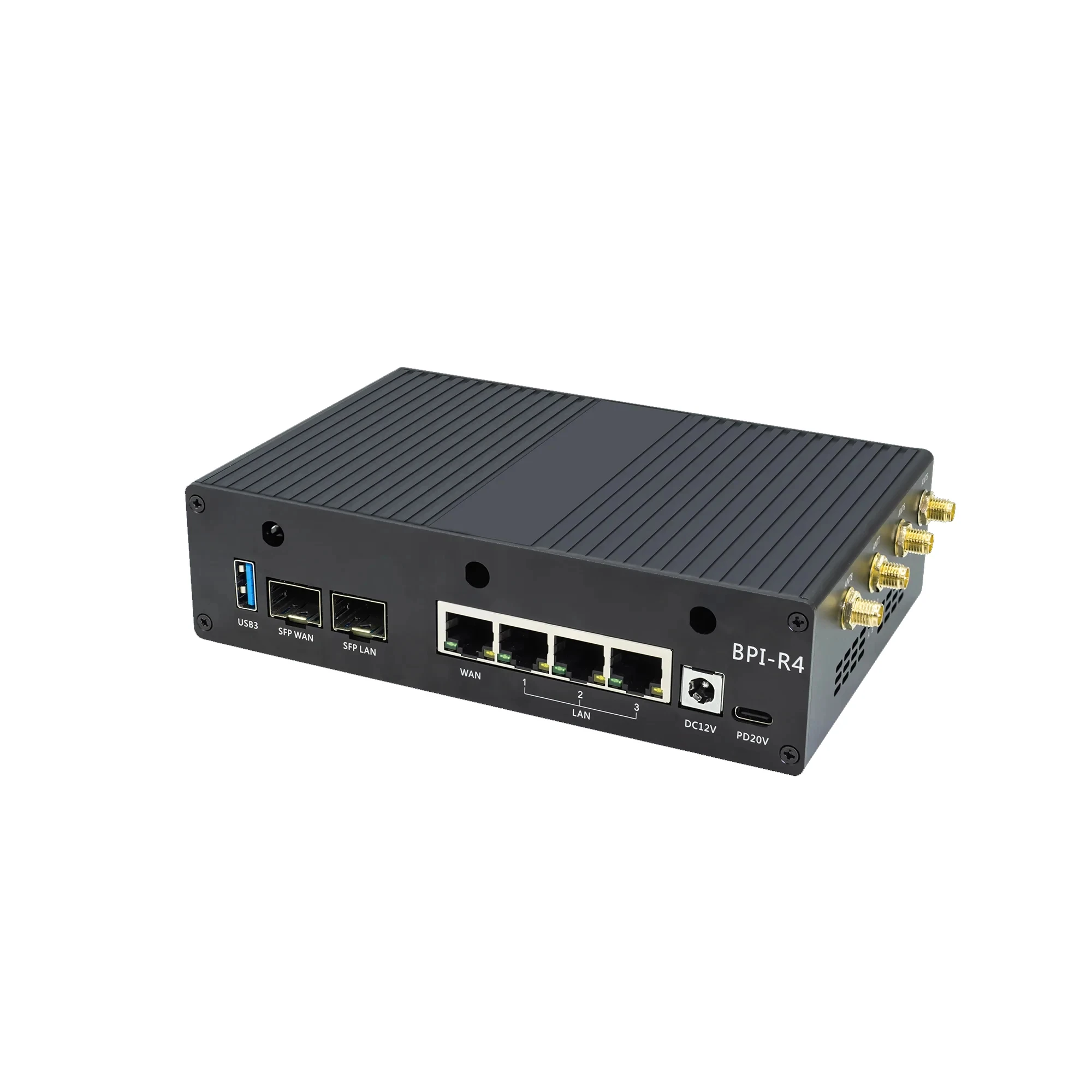 Banana Pi BPI-R4 Aluminum Case Protection Shell Perfect for BPI-R4 Development Board