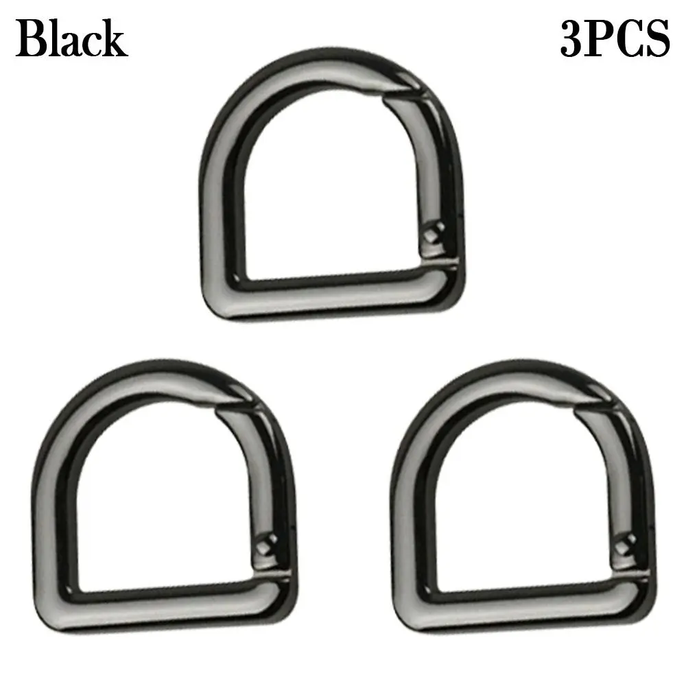 19mm/20mm Zinc Alloy Hooks Round Push Trigger Carabiner Purses Handbags Snap Clasp Clip Spring O-Ring Buckles Bag Belt Buckle