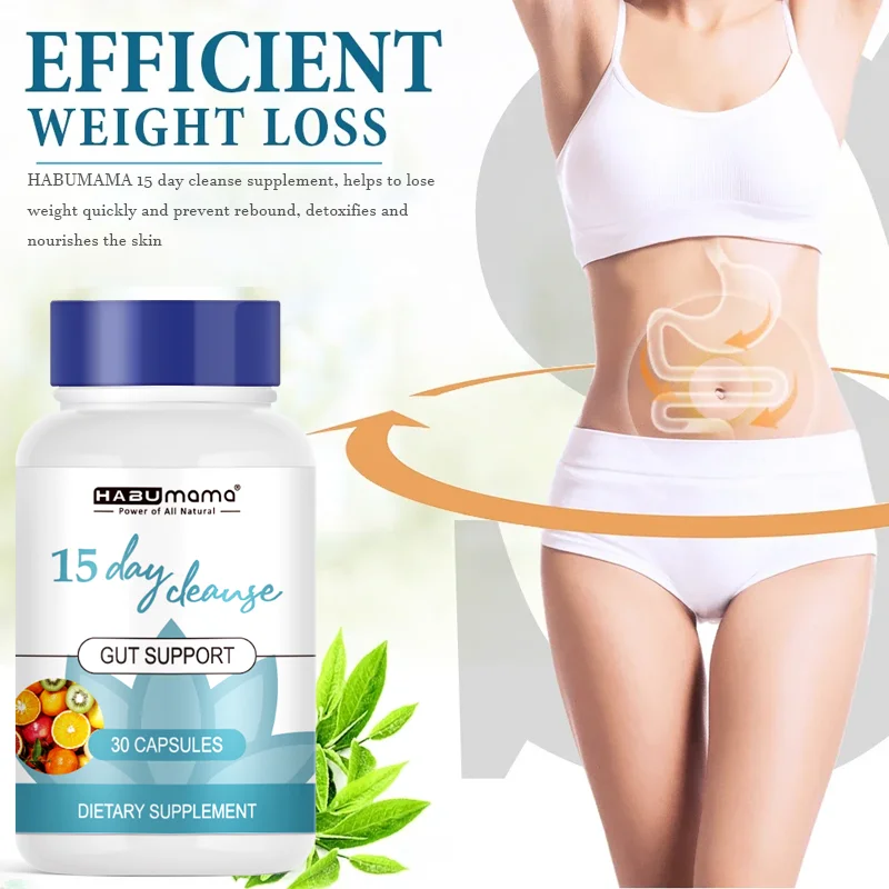 Gut and Colon Support 15-day Cleanse and Detox To Reduce Abdominal Pain, Bloating, Constipation and Aid Gut Health
