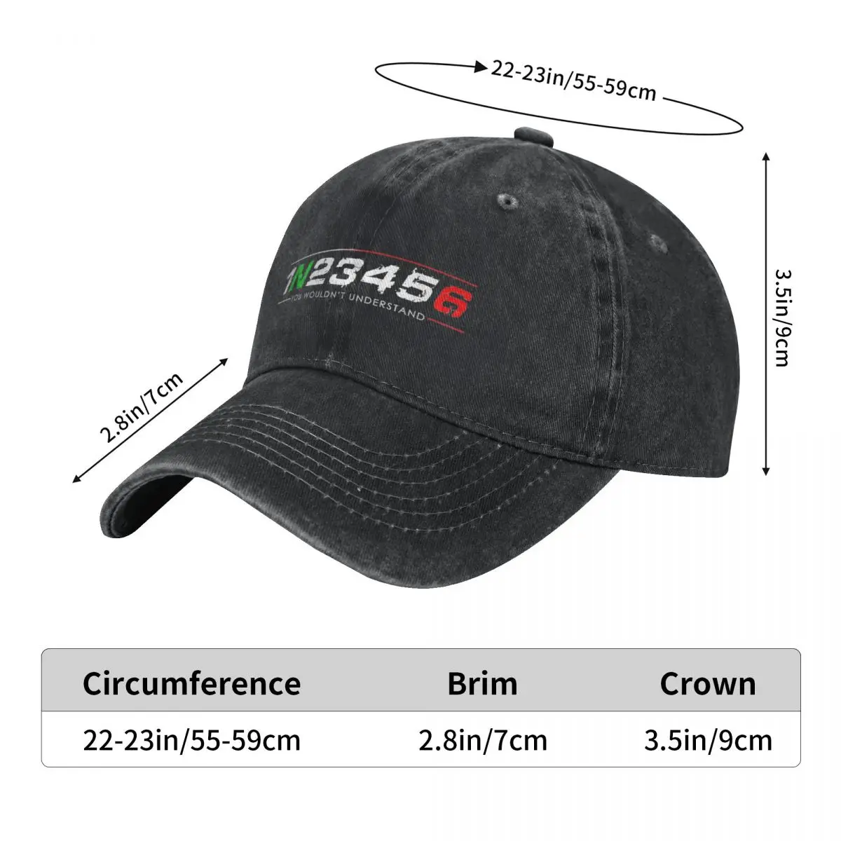 1N23456 Motorcycle Gear Biker Baseball Cap Fashion Unisex Men Trucker Hat Sunshade Hiking Fishing Baseball Caps Birthday Present