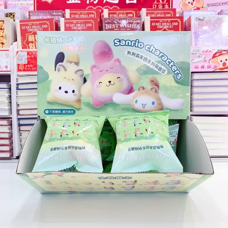 

Фигурка персонажей Sanrio Pochacco Cinnamoroll Pompompurin, модель животного, мини-слепая коробка, детская игрушка