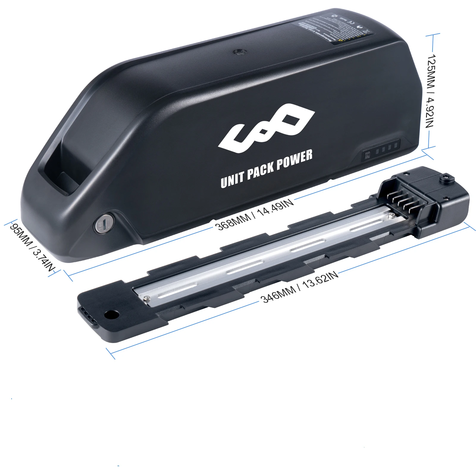 Hailong E-Bike Akku, 21700 Lithium-Batteriepack 48V 20Ah 52V 25Ah Hochkapazitäts-Li-Ionen-Akku, integrierter BMS-Schutz für 250W 350W 500W 1000W 1500W 2000W Elektromotoren von E-Bikes, Versand aus deutschem Lager, schnelle Lieferung – Detail 10