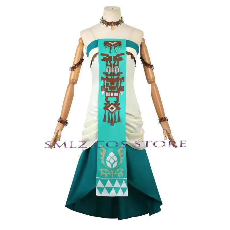 Disfraz de Cosplay de Anime, accesorios para vestido de princesa, conjunto de accesorios para peluca, disfraz de fiesta de Halloween para mujer