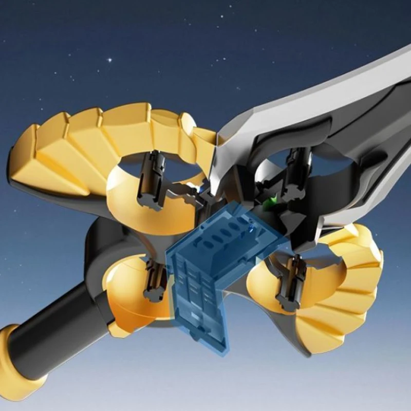 في الهواء الطلق المحمولة EDC التحكم بالإيماءات الصينية الرجعية رغوة تحلق السيف لعبة هدية الإبداعية