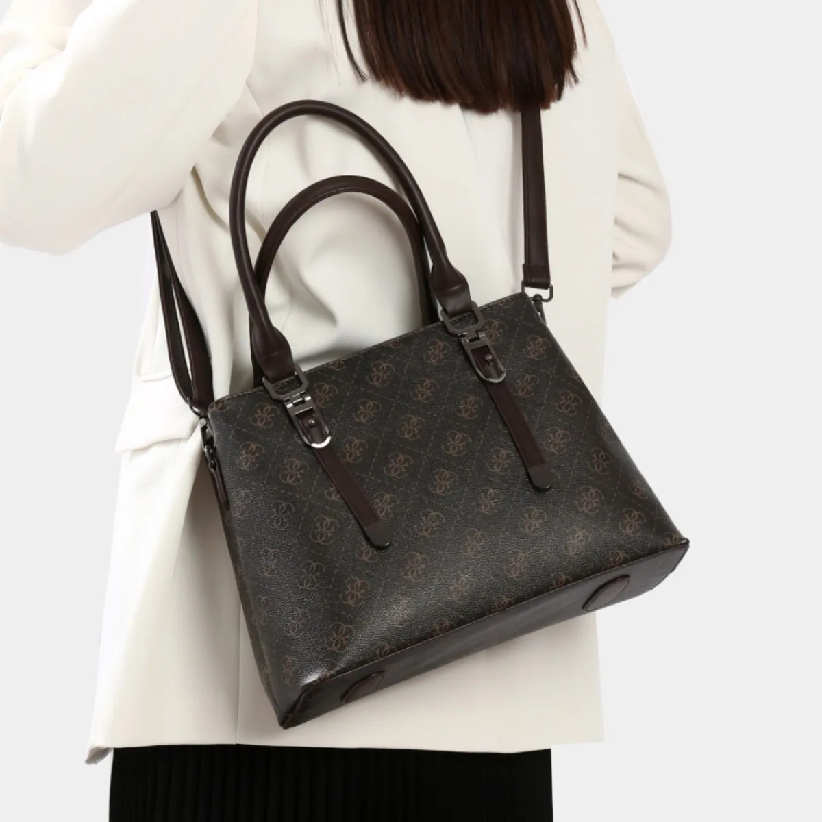 

‌2025 New Women's Tote Bag - Vintage Style Large Capacity Purse, Crossbody/Shoulder/Handheld Multi-Way Bag for Work & Travel