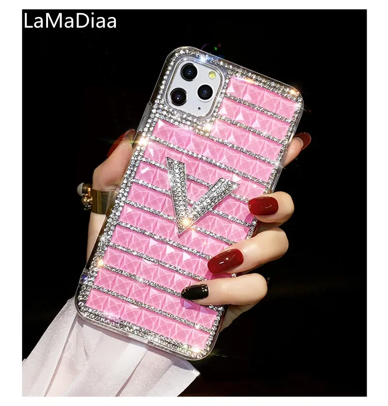 

Shiny Bling Rhinestones Diamond Soft Phone Case for Xiaomi, Redmi 9A, 9C, Note8, 9Pro, Note10S, Note11 Pro, 12Pro