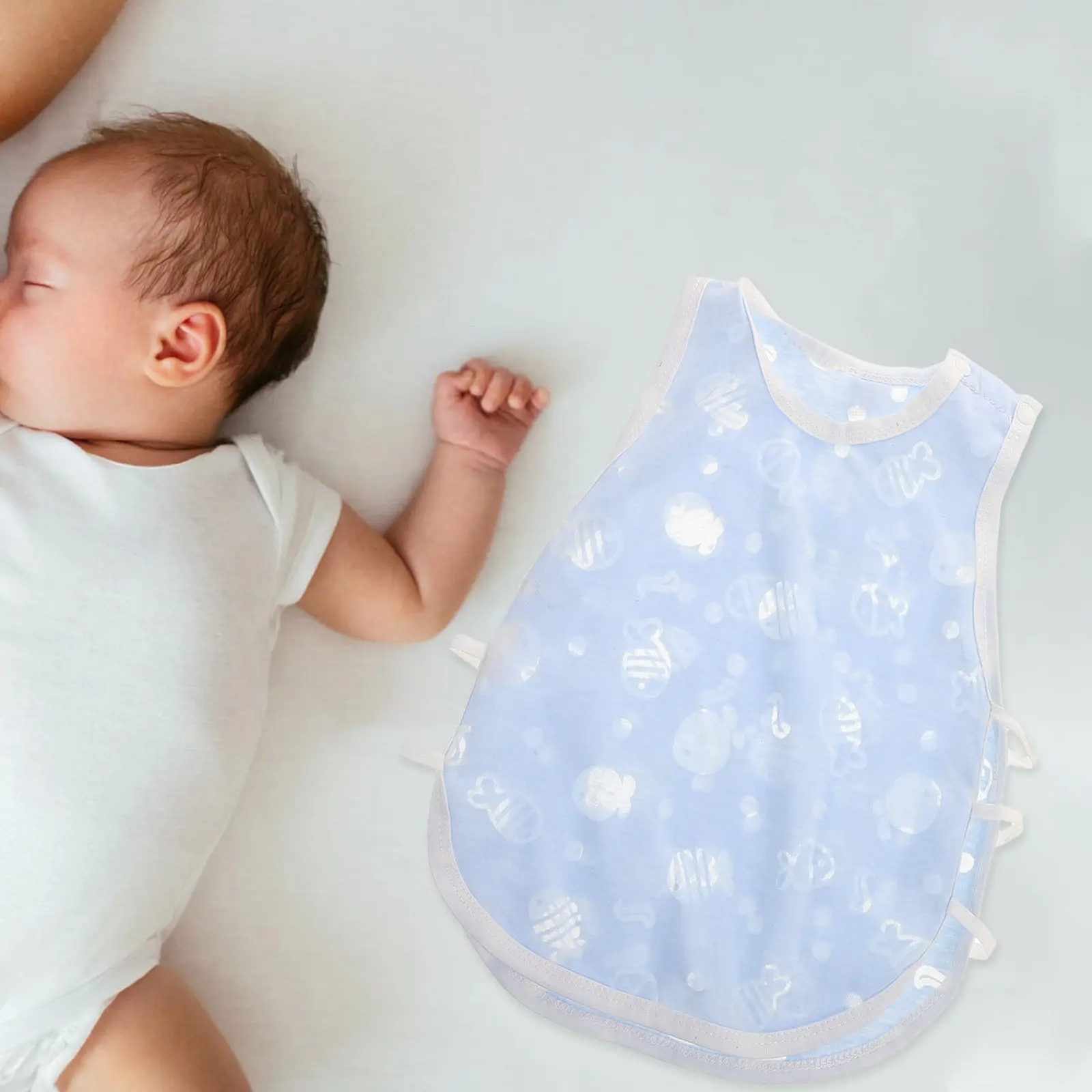 Summer Baby Sleeveless Vest Lightweight Breathable Newborn Clothes Soft Fabric Crawling Walking Stage Infant Unisex Vest