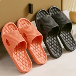 Women Men Bathroom Shower Slippers Couples Home Soft Sole Non Slip Slides High Quality Beach Casual Shoes House Pool Slipper