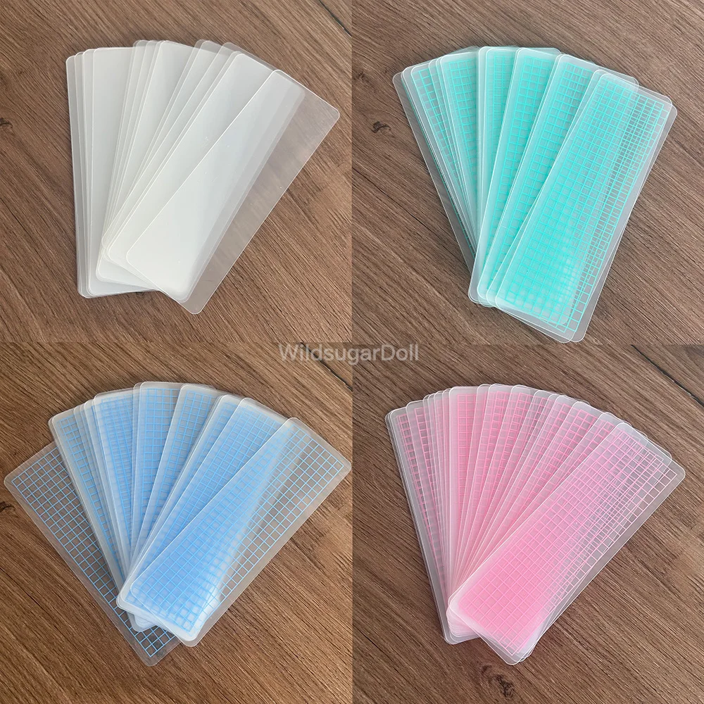 20 Pcs Mohair Wig Weft Brushing Board Set, DIY Wig‑Making Accessories for Neo Blythe & BJD Dolls