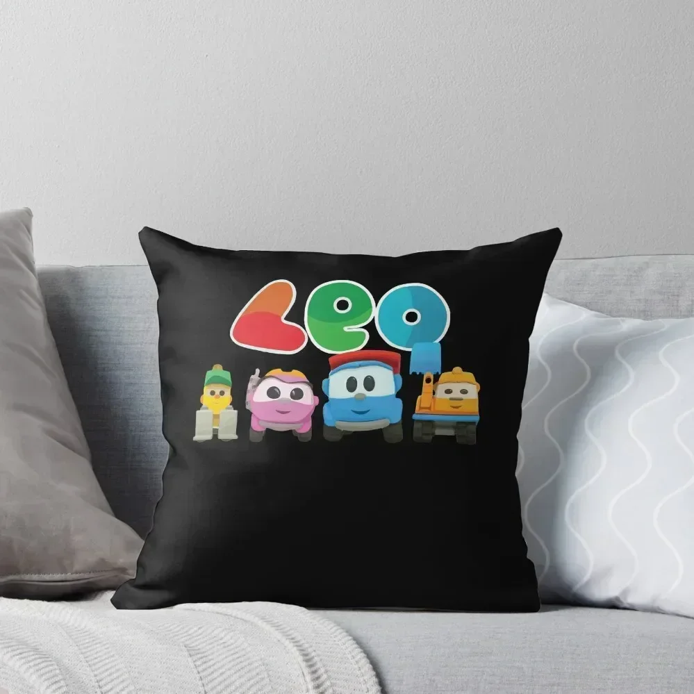 

LEO the truck and friends LIFTY, SCOPP, & LEA Throw Pillow Christmas Cushion For Home Sofa Covers pillow