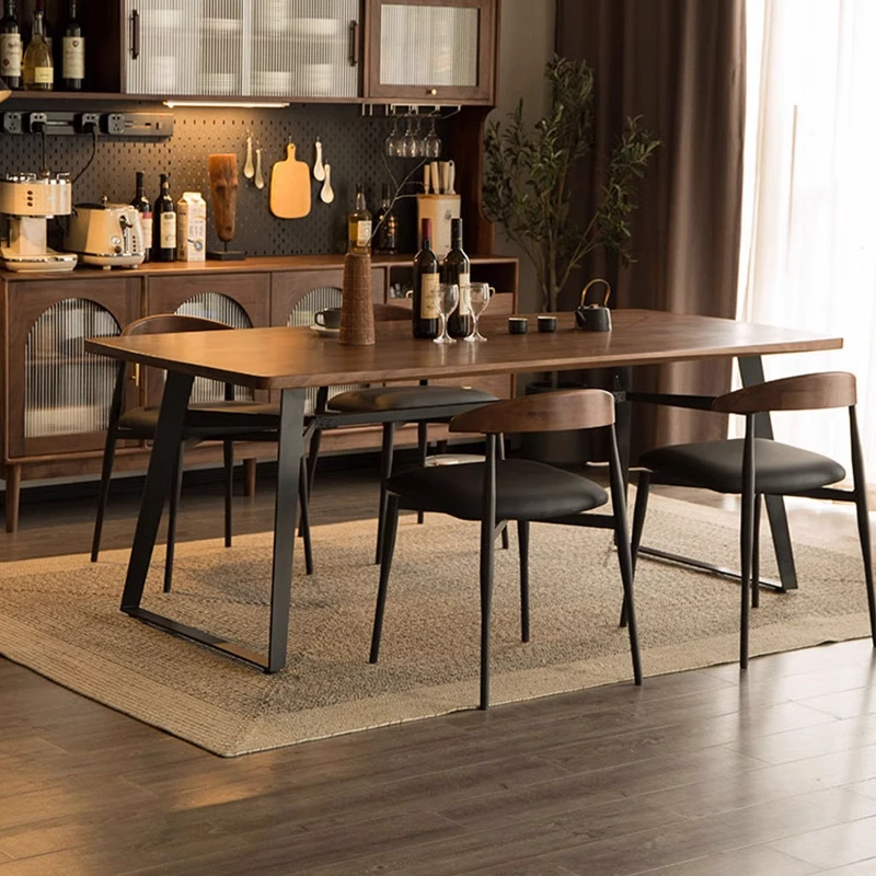 Tavolo da pranzo moderno Newclassic Salone per il trucco Tavolo da pranzo di bellezza di lusso nordico Mobili insoliti in legno di design Mesas De Jantar