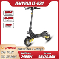 IENYRID IE-ES1 Foldable Electric Scooters 2400W Dual Motor 48V 20.8Ah Lithium Battery E-Scooter Scooters 10-inch Tires Electric