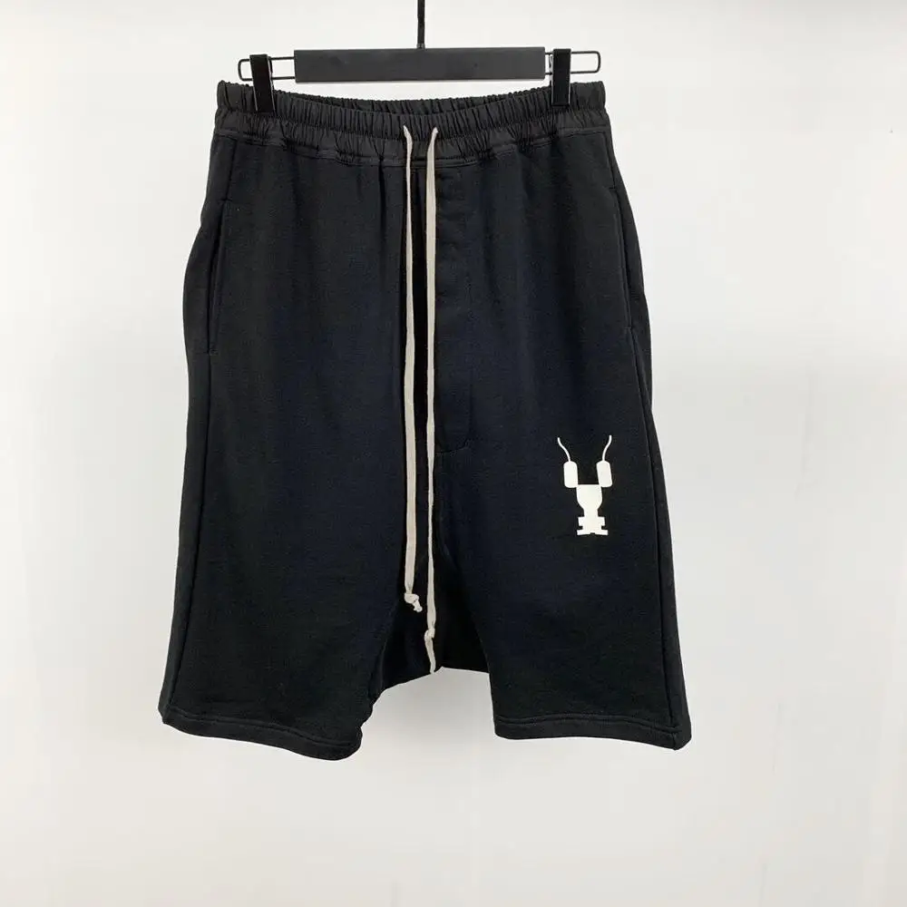 

Men Casual Short Cotton Harem Gothic Style Hip Hop Men's Clothing Sweatpants Summer Women Loose Black Short Size XL