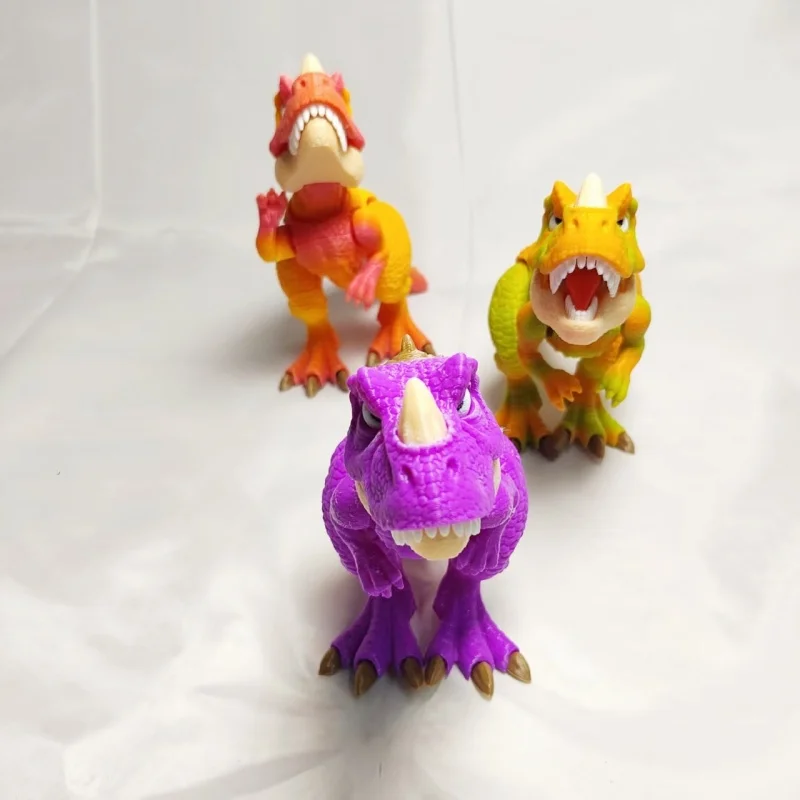 2026 New Multi‑Color Horn Nose Dragon 3D Printing Figurine Decorative Ornament Toy Handicraft Kids Gift