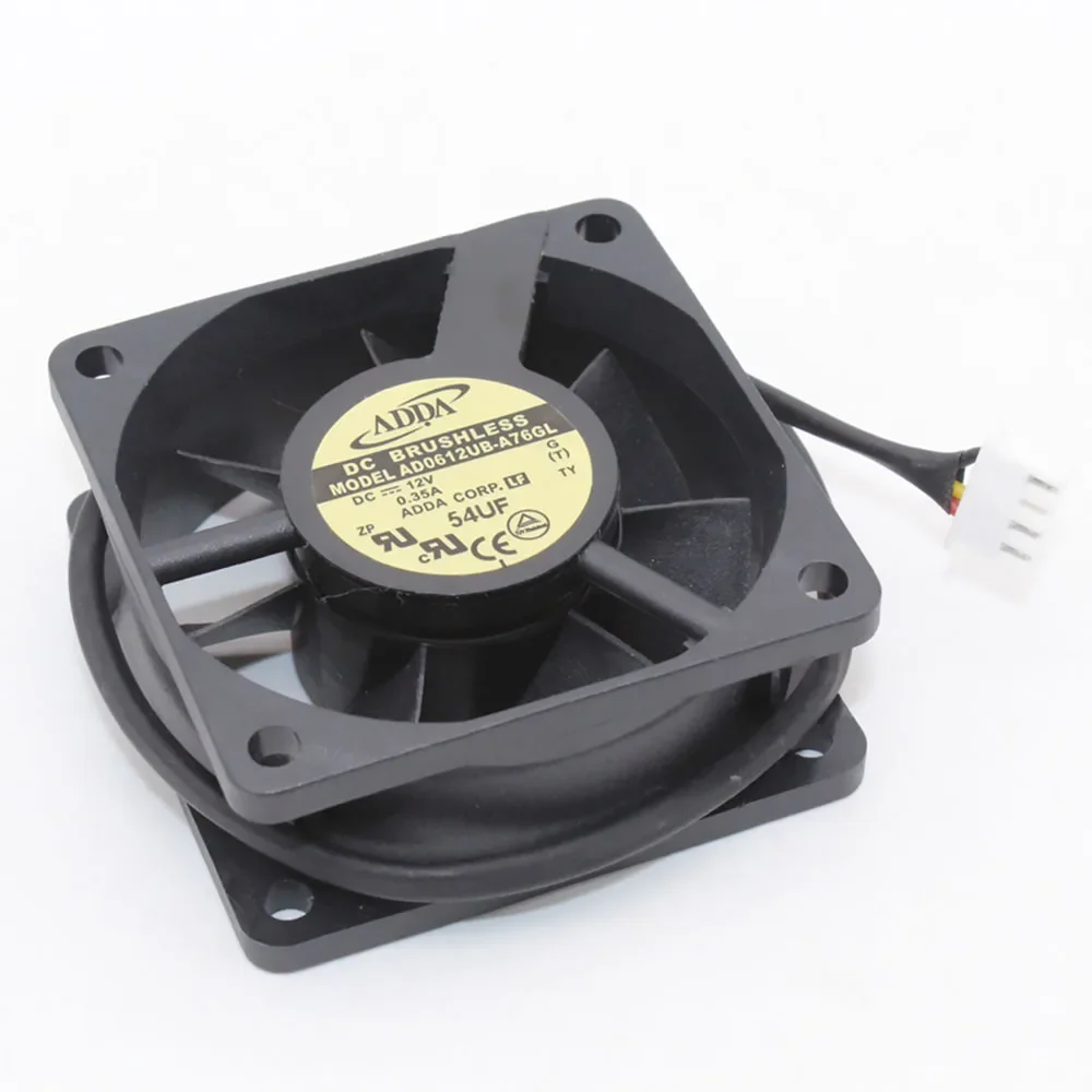 FOR ADDA AD0612UB-A76GL 60*60*25mm DC 12V 0.35A axial cooling fan