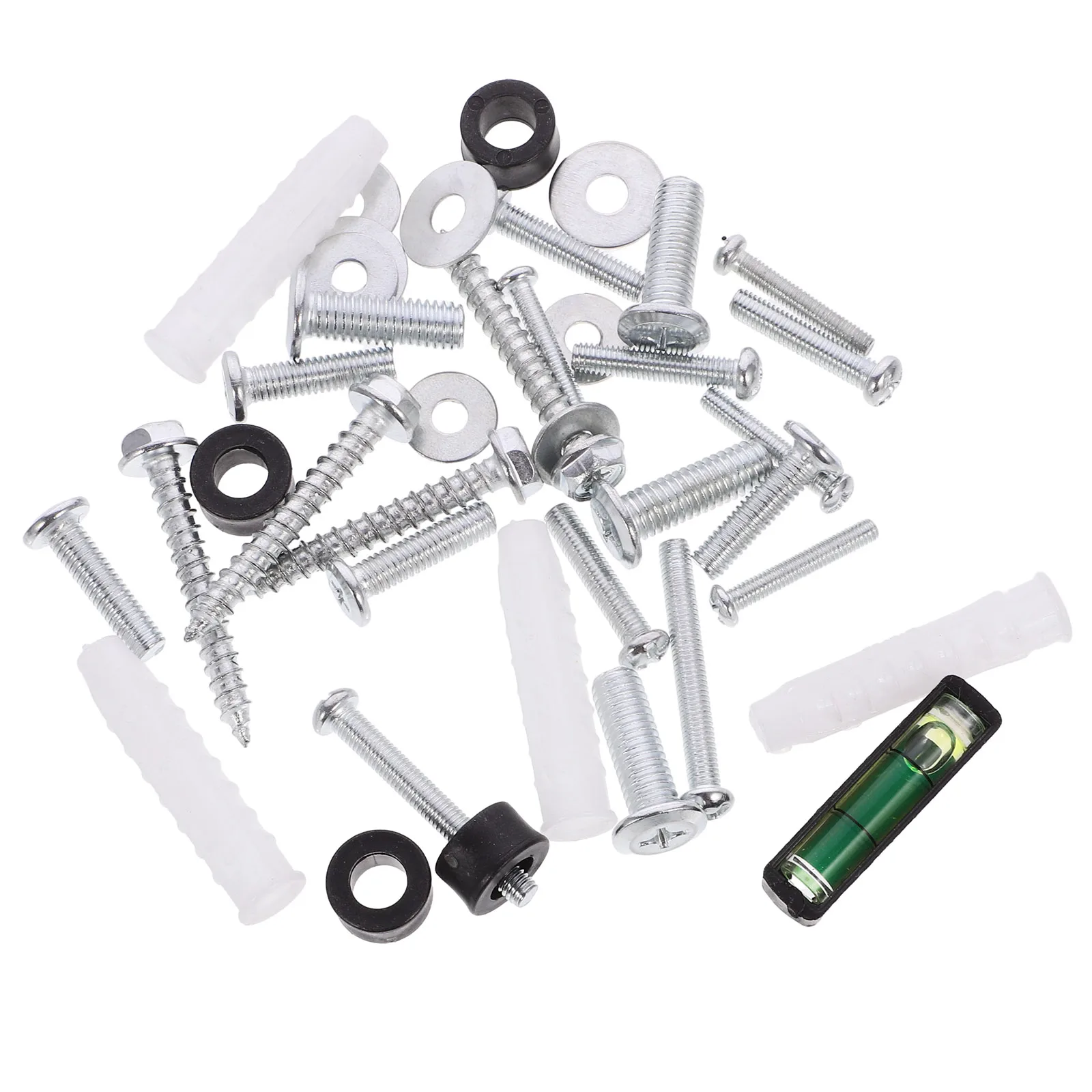 

Wall Mount Screws Heavy Duty Iron Hardware Kit for Slim Bracket Installation Fixing Accessories with Screw Nails