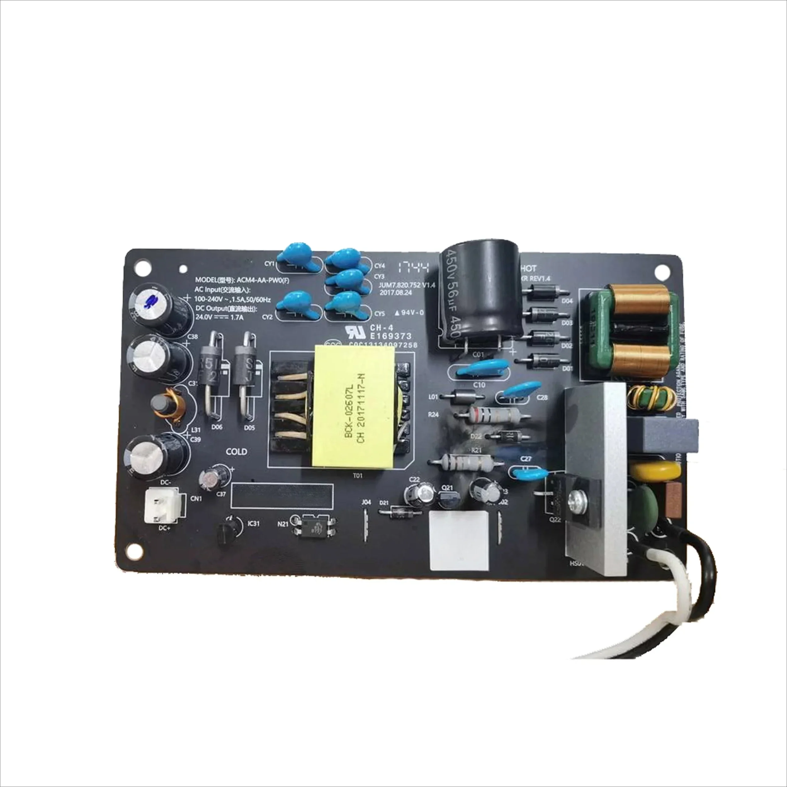 ACM4-AA-PW0(F) ACM4-AA-PW0 (F) ACM4-AA-PW0 JUM7.820.752 Genuine Edition Original  V1.4 Air Purifier 2S Power Board Good Working