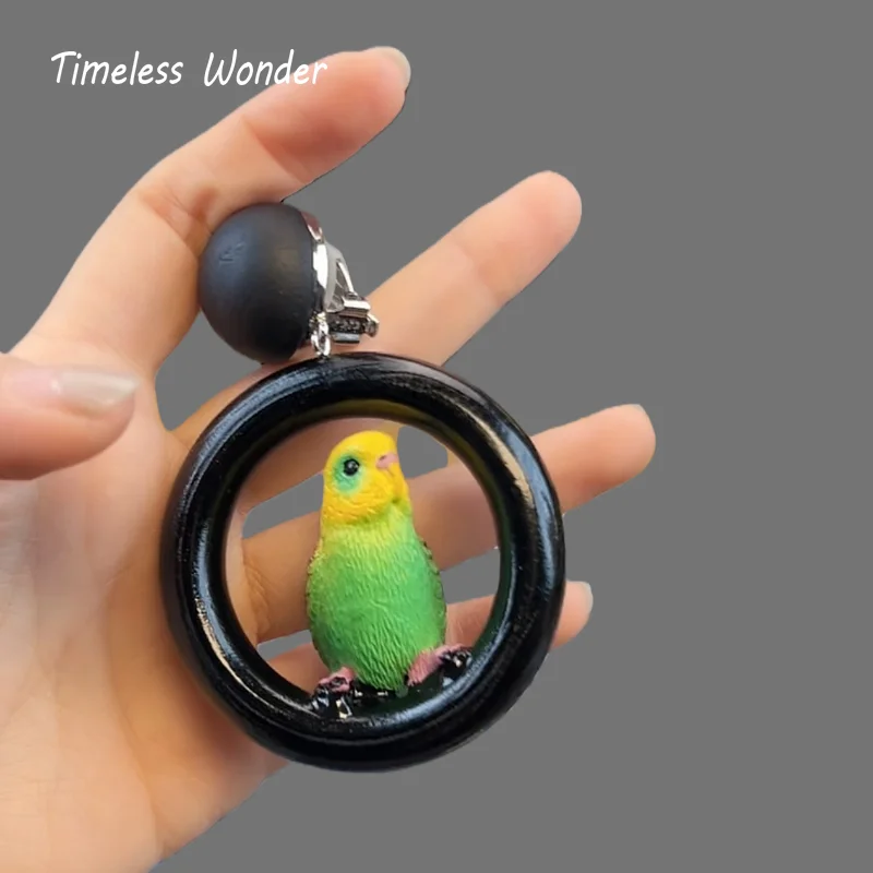 

Вневременные серьги-клипсы с изображением попугая из циркона для женщин, дизайнерские ювелирные изделия, модный редкий топ в стиле панк, оверсайз 4370