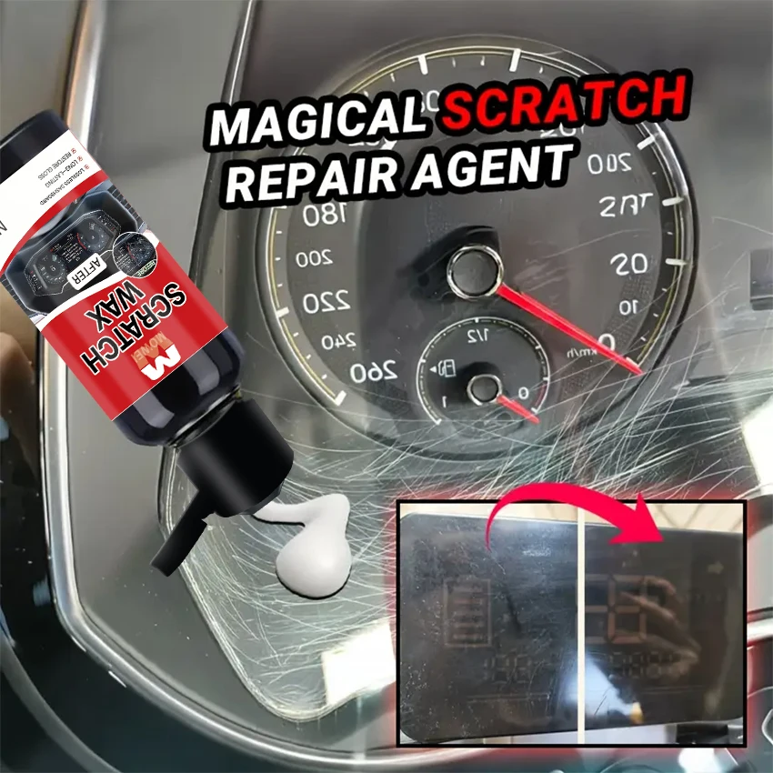 Multi-Purpose Scratch Repair Wax - Professional Polishing Compound Removes Fine Scratches & Swirl Marks from Car Paint,Furniture