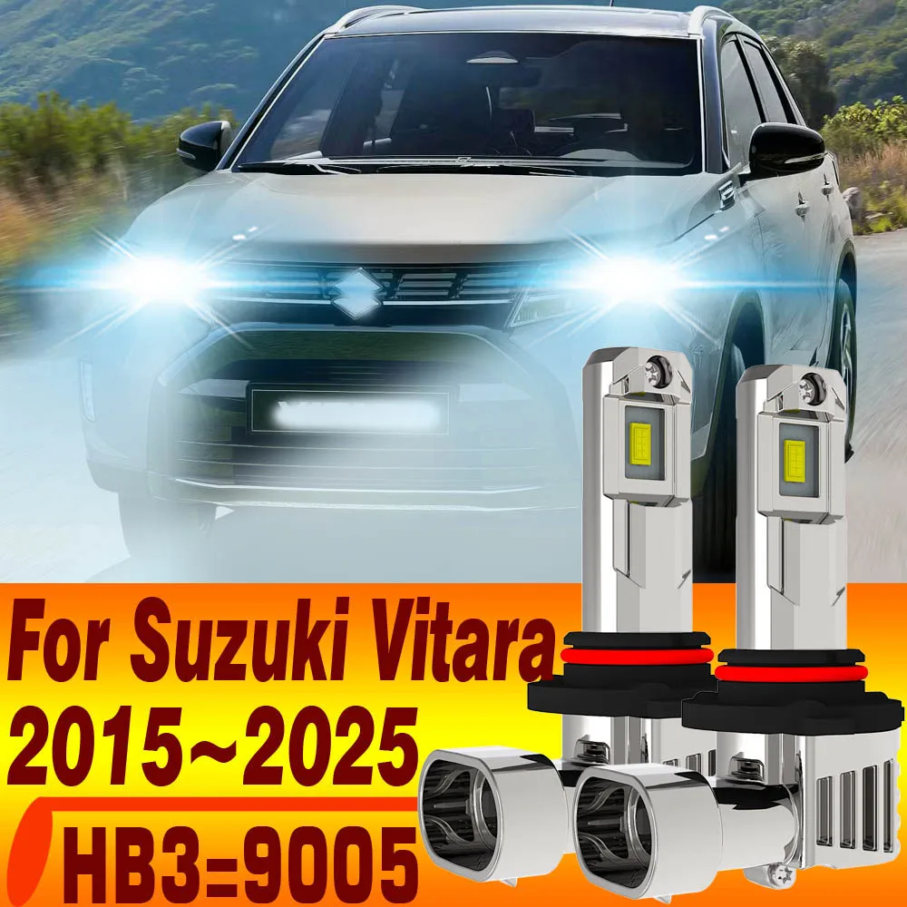 

2x HB3 9005 светодиодные фары Canbus автомобильные лампы высокой мощности 6000K ксеноновые белые фары мото диодная лампа 12 В 55 Вт для Suzuki Vitara 2015 ~ 2025