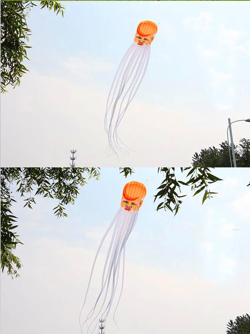 طائرة ورقية صينية تقليدية طويلة العمر طائرة ورقية على شكل الأخطبوط طائرة ورقية احترافية للطيران المظلي Papalote توجيه طائرة ورقية drachen vlieger