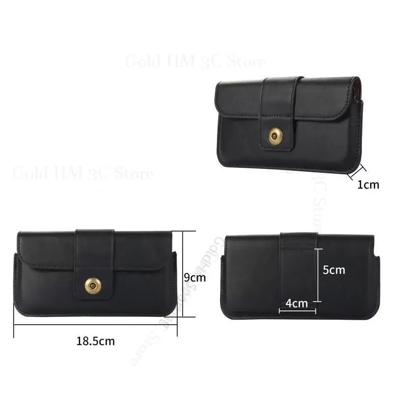 For Honor V Purse 5G Leather Phone Pouch For Honor Magic V2 VS V Belt Holster Waist Bag For Huawei Mate X5 X3 X2 Xs 2 Flip Case