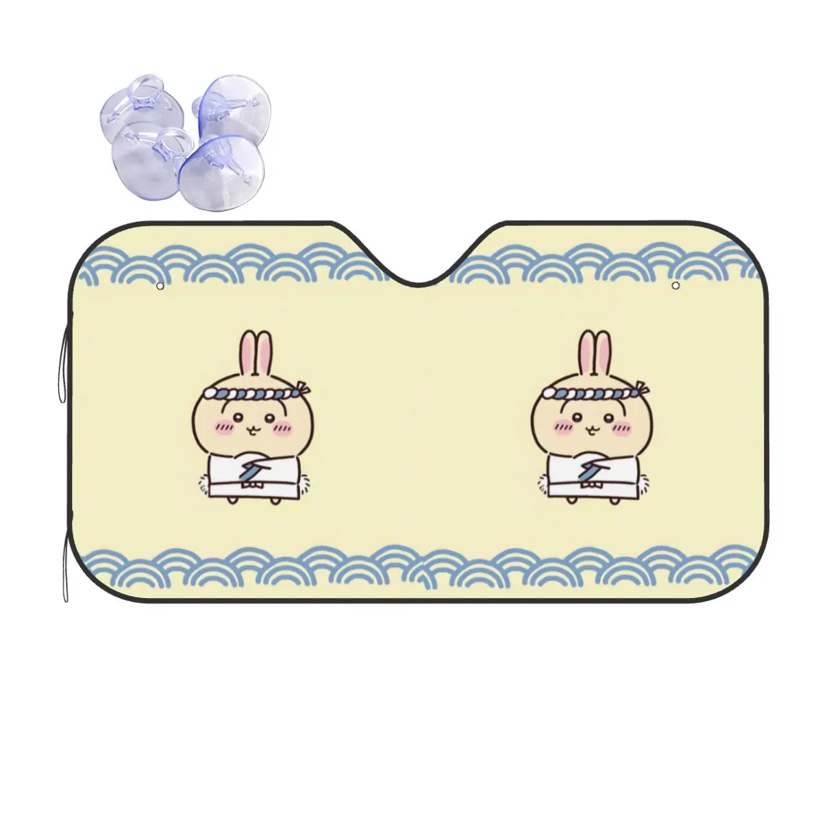 

Изготовленный на заказ забавный мультфильм Chiikawaes, солнцезащитный козырек на лобовое стекло автомобиля, складной солнцезащитный козырек, автомобильные оконные козырьки