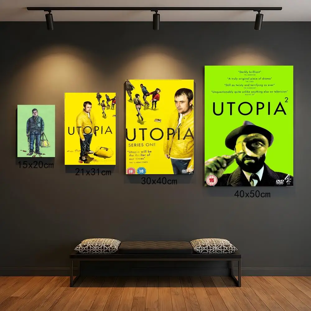 tv series U-Utopia-A Painting Calligraphy Boho Botanical Decor for Living Room  Elegant Home Style