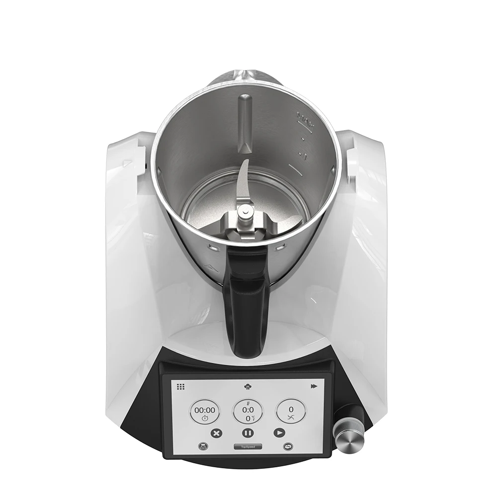 Multifunctional Kitchen Robot / Stainless Steel / WLAN / 12 Speeds / 37°C - 160°C / Programmable / Pre-Installed Recipes / Mixer