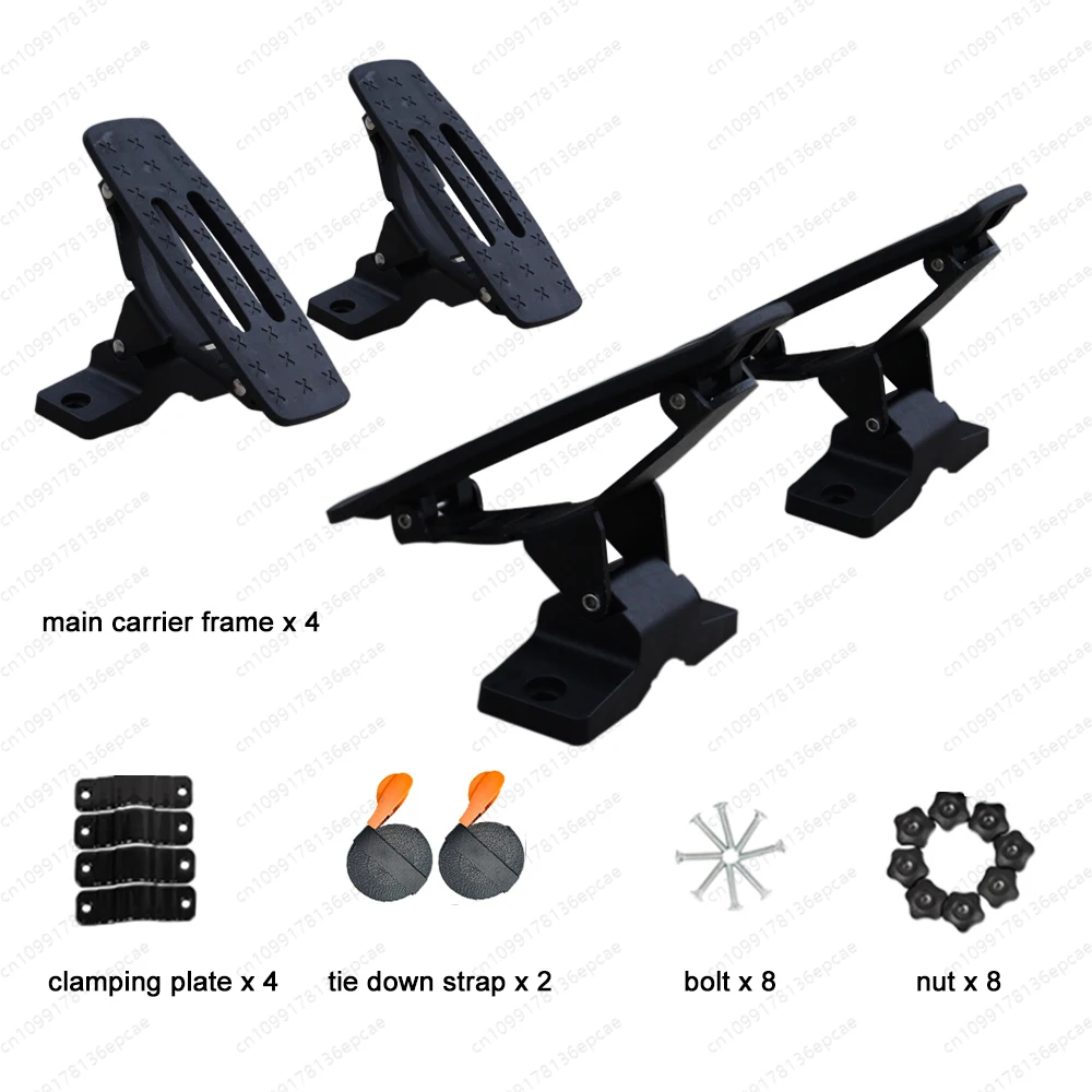 Universal Kayak Saddle Canoe Roof Rack Bracket, suitable for most cars and off-road vehicles Crossbar Kayak Roof Rack Bracket