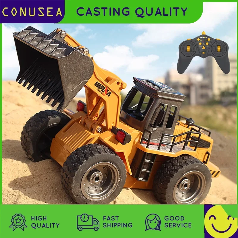 

Huina 1532, 1/18, радиоуправляемый автомобиль, грузовик, бульдозер, модель трактора из сплава, 2,4G, радиоуправляемые автомобили, грузовики, инженерные автомобили, игрушки для мальчиков и детей