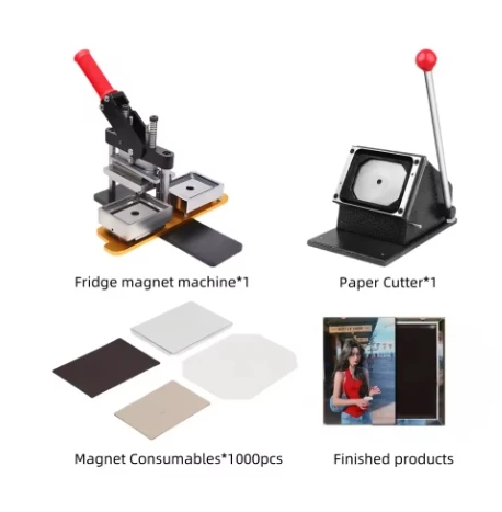 50*50mm DIY Button Maker Rectangle Fridge Magnet