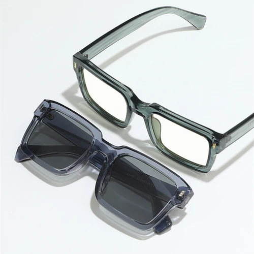 Imagen 2 del producto KOCOLIOR, nuevo diseño de marca, tablero cuadrado, gafas de lectura antiluz azul para hombres y mujeres, gafas Retro con dioptrías de 0 a + 6,0