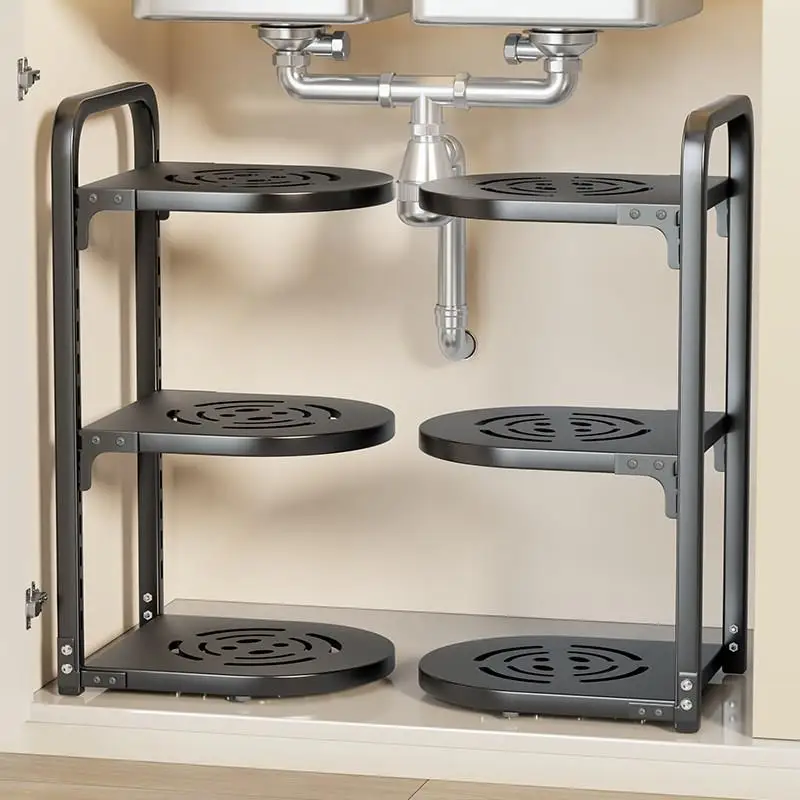 Etagere-de-rangement-de-cuisine-moderne-et-simple-en-fer-multifonctionnelle-armoire-multicouche-sous-l'evier-support-pour-casseroles-et-poeles