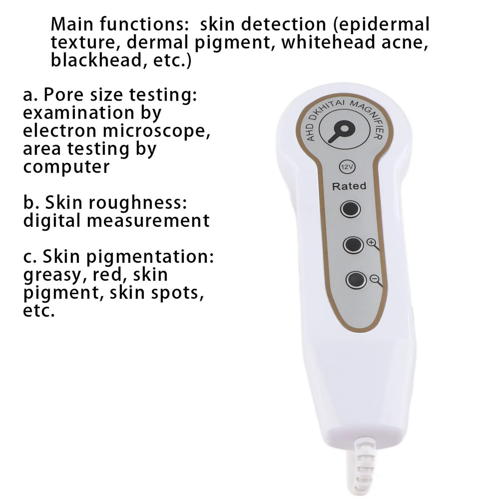 Hair Scalp Detector Skin Camera Skin Detector Professional 50X 200X Skin Hair Scalp Detector Analyzer Microscope Skin Care Tool